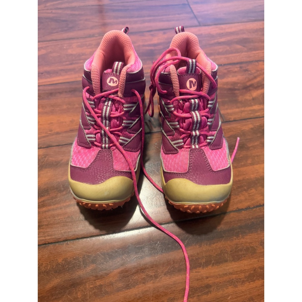 Merrell Girls Hiking Boots Pink Purple M-Select Grip MK162178 Size 12M